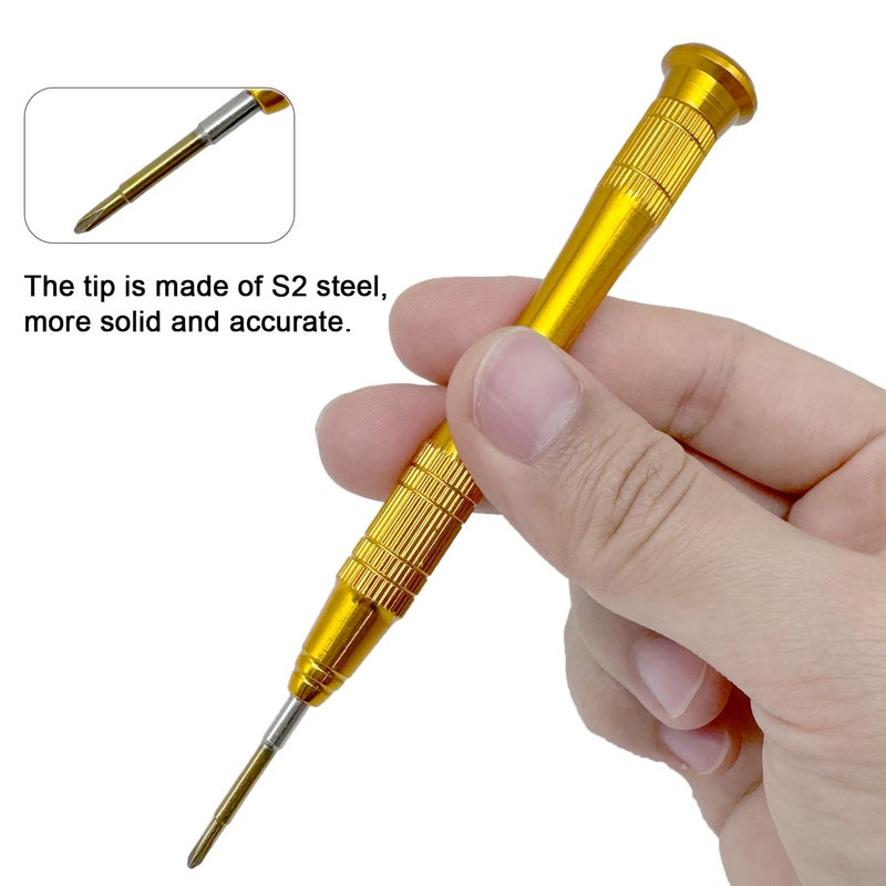 Kannony Wind Precision Phillips PH 00 Screwdriver Compatible with Nintendo Switch, Small Phillips Screwdriver #00 2.0mm, S2 High Alloy Steel Head, Magnetic Tip, 360Â° Rotary Cap - Image 4